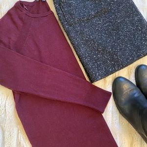 Ann Taylor • Wool Tunic Sweater